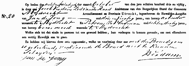 18531028 huw aangif akte 20 Jan d Jong - Petronelle Vlasman